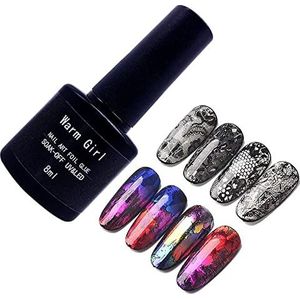 8 ml Nail Art Lijm Gel Galaxy Star Lijm voor Folie Sticker Transfer Tips Manicure DIY