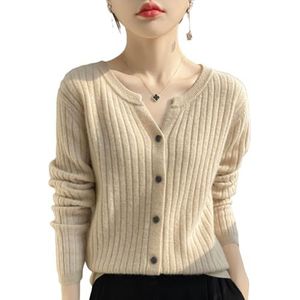 GerRit Women's cardigans Knitted Cardigans Women Sweater Streetwear Button Up Jumpers Print Knitted Top