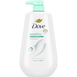 Dove Unilever Sensitive Skin Body Wash Pump, 180 ml