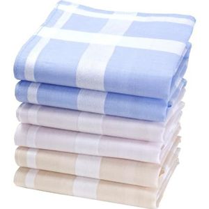 Discrete Effen Dameszakdoeken - Kleine Maat 28cm x 28cm - 100% Katoen - Model Suzon (6)