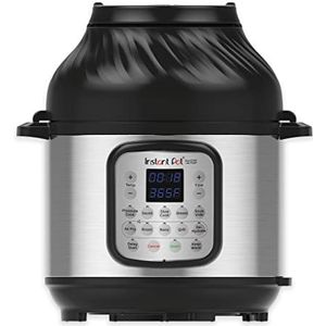 Instant Pot Multikoker 11-in-1 Duo Crisp + Air Fryer, 8 l: snelkookpan, luchtfriteuse, slowcooker, stoomkoker, vacuümmachine, dehydrator met grill, fornuis en kookfuncties