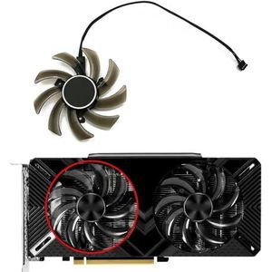 85mm voor GA91S2U 4Pin GTX 1660 1660Ti RTX2060 GTX1660 grafische kaartventilator voor PNY Palit RTX 2060 SUPER 2070 voor Gamingpro dubbele GPU-koeler(A-Fan)