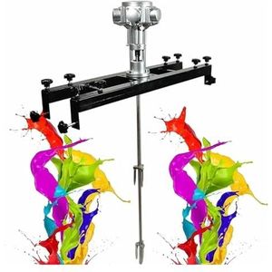 Pneumatische verfmixer, luchtroerder, pneumatische verfmixer, verfmengmachine met inklapbare standaard en propeller