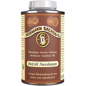 Houtolie - Notenhout - 500 ml - Natuurlijke Houtolie voor Binnen en Buiten