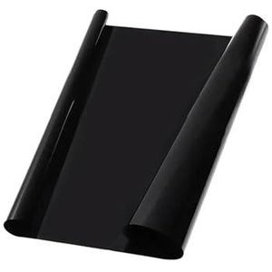 Getinte folie voor autoruiten, zwart, 300 x 50 cm, zonwering voor zomer, uv-zonwering, warmte-isolatie, plakfolie voor autoruiten