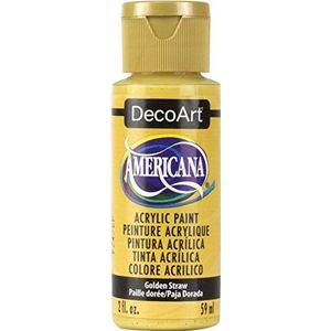 DecoArt Americana multifunctionele acrylverf, 59 ml, Golden Straw