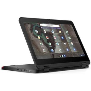 Lenovo 500e Intel® Celeron® N N4500 Chromebook 29,5 cm (11.6") Touchscreen HD 4 GB LPDDR4x-SDRAM 32 GB eMMC Wi-Fi 6 (802.11ax) ChromeOS Grijs