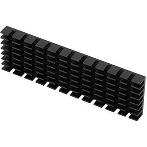 10st M2-3 (P22 * 6 * 70-B) aluminium koellichaam heatsink voor M.2 2280 SSD zwart