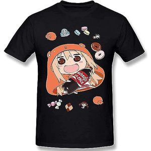 Himouto! Umaru-Chan Comfortable Short Sleeve Shirts Crew Neck Personality Fashion overhemden(Small)