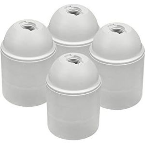 thumbnail: ElekTek ES E27 Lampfitting – Massief Messing, Oppervlakmontage | Gitzwart | Voor Vintage Gloeilampen