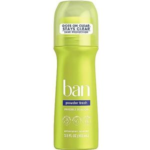 Ban Deodorant 3.5oz Roll-On Powder Fresh (2 Pack) by Ban