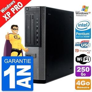 Dell PC OptiPlex 9010 DT Intel G630 RAM 4 GB harde schijf 250 GB Windows XP Pro (gereviseerd)