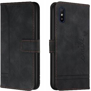 Smartphone Flip-hoesjes Compatibel met Xiaomi Redmi 9A/红米9i 印度/红米9AT Wallet Case, schokbestendig TPU beschermhoes, PU lederen telefoonhoes magnetische flip folio lederen tas kaarthouders Flip-hoesjes