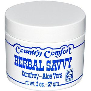 Country Comfort Kruiden Savvy Smeerwortel Aloë Vera - 2 oz