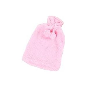 DieffematicRSD Warmwaterkruik Warmwaterkruik Kunstmatige konijnenbonthoes Warmwaterkruik Pluche stoffen hoes Handwarmerhoes Verbrandingsbeveiliging for warmwaterzak (Color : Pink)