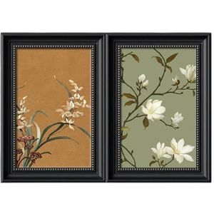 Deksel van zekeringkast, deksel van meterkast met dubbele deur, decoratieve schildering van meterkast, lelijke decoratie for meterkasten(Green,50x40cm)