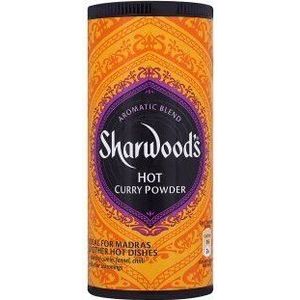 Sharwoods Hot Curry Poeder - 102Gm - Pack van 6