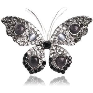 Kristal Butterfly Broche Bergkristal Butterfly Broche Sparkling elegante vlinder sieraden Pin Jurk tas decoratie accessoires partij Broche Charmante sieraden Gift