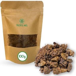 Propolis poeder puur (100g) 100% natuurlijk. Onverhitte propolis direct van de imker. Je ontvangt een platte schijf (aangezien hars het poeder samenperst).