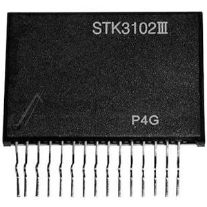 STK3102 STK3102III Geïntegreerde schakeling Stereo-versterker IC-module Dikke film
