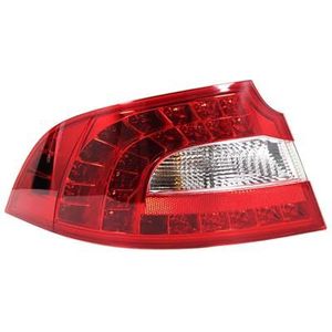 Achterlicht Van Een Auto Voor Skoda Voor Superb MK2 2008 2009 2010 2011 2012 2013 Auto LED Achterlichten Remlicht Stop Lamp staart verlichting (Kleur : Buiten links)