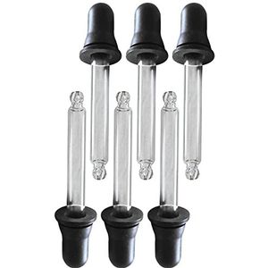 Medisure Healthcare Eye Infection Irritation Eye Wash Pipette Dropper Glass x 6