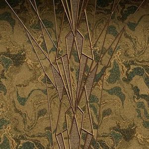 fotobehang marmer groen 300 x 300 cm - van Sanders & Sanders