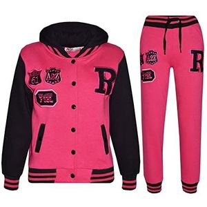 A2Z 4 Kids® Kinderen Meisjes Jongens Baseball Trainingspak - T.S Baseball FOX Cerise 9-10