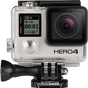 GoPro HERO4: Black - Adventure 12MP WiFi Bluetooth Sport Camcorder waterdicht tot 40m