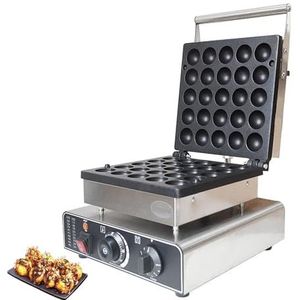 Elektrisch wafelijzer 850 W ronde bal wafelballenmachine 4 cm wafelmachines Kooktoestellen Gemakkelijk te gebruiken for beginners en professionals