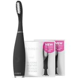 FOREO ISSA 3 Black Total Oral Care Elektrische tandenborstel + 2 ISSA hybride koppen