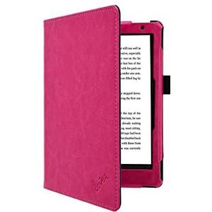 Kobo Aura 2nd edition 6 inch eReader Sleep Cover, Premium Business Case, Betaalbare roze Hoes-Sleepcover voor Kobo Aura editie 2 (2016), sleeve/tas