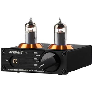 AIYIMA T3 - Tube MM Phono Voorversterker - HiFi Voorversterker - Stereo Audio Voorversterkers Voor Draaitafel