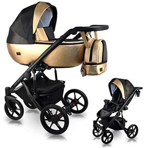 Kinderwagen, autostoel en Isofix, keuze uit 8 kleuren, Air Pro by SaintBaby Party Night AI16, 3-in-1 met babyzitje