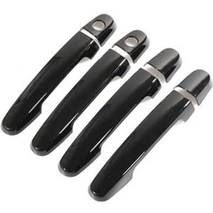 Autodeurgreepafdekking Auto Decoratie Accessoires Waterdichte Deurklink Beschermhoes Voor Toyota Voor Prius 2004-2009(Zwart,2)