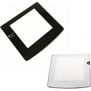 Zwart Screen Lens Case Cover Protector Deel Voor Game Boy Kleur GBC Systeem Vervanging (met Rug Lijm)