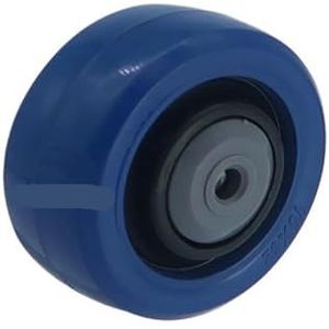 1 wiel van 7,6 cm (3 inch), slijtvaste elastische wagen met één wiel van natuurlijk rubber, middelgrote maat
