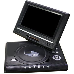 Dvd-speler 7,8 Inch CD-spelers 270 Graden Rotatiescherm Met Afstandsbediening Reizen Thuis Autoradio-apparaat Heldere Beeldkwaliteit Stabiele Audio