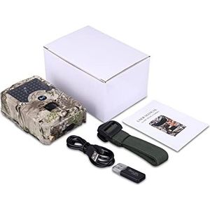 Wilde dierencamera HC-900A Hunting Camera 1 6MP Trail Camera 940nm Photo Traps 0.3-0.6s Wild Camera 4 4LED Trigger Time 0.3s IP65 PIR 65ft Verkenning, beveiliging van het huis(PR-200)