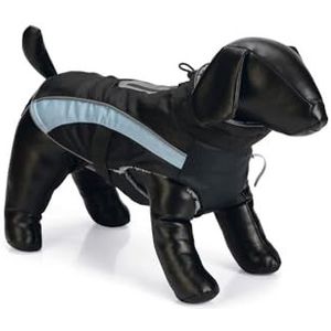 Beeztees Saby Hondenjas, verschillende maten en kleuren, kleur: zwart/blauw, maat: 28 cm