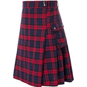 YAODAMAI - Plooirok - Vintage Check - Schotse Kilt - Mannen