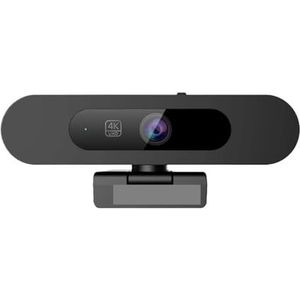 4K Webcam Auto Streaming Web Camera WDR, Framing, Computer PC USB met Microfoons for Zoom/Teams/OBS