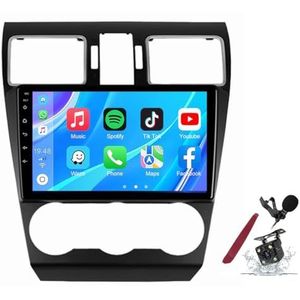 Android 14 Autoradio Sat Navi voor S-ubaru Forester (2016-2018) 9 Inch Touchscreen Multimedia Speler met Draadloze Carplay GPS Navigatie FM RDS Bluetooth 5G-WiFi SWC DSP,M120s