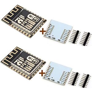 2pcs ESP-12F ESP12F ESP8266 Serial WiFi Module (Upgrade ESP-12) +Plate Expansion