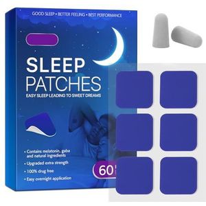 DGUSO - Diepe Slaappleisters - 60 Stuks - Slaaphulp - Blauw