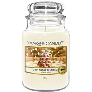 Yankee Candle Geurkaars Gesponnen Suiker Flurries Grote Jar Kaars Sneeuw Globe Wonderland Collectie Brandtijd: tot 150 Uren Perfecte Geschenken Voor Vrouwen 1720943E