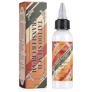 STIGMA 60ml Tattoo Transfer Cream Gel Professionele Stencil Transfer Gel Langdurige Tattoo Balsem voor Tranfer Stickers Papier Tranfer Machine (60ml)