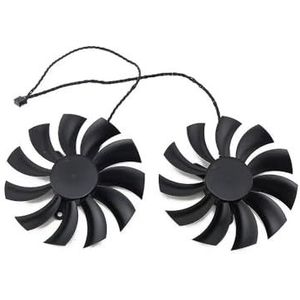 2 stuks 95MM PLD10015B12H GPU-ventilator geschikt voor EVGA voor GeForce GTX 1080 1070 1070Ti FTW2 GAMING ICX-videokaartventilator
