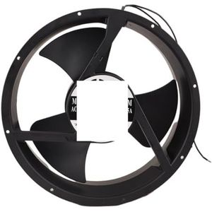 25CM axiale ventilator 254 mm x 89 AC 220 V 50/60 Hz, 2300 tpm, 720 CFM, dubbele kogellagers, metalen frame, PBT-bladen