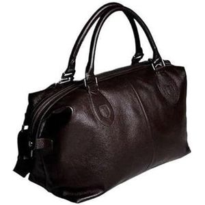 Heren Business Casual Aktetas Grote Capaciteit Schoudertas Messenger Bag for Heren Kantoor Notebook Laptoptas Met Meerdere Compartimenten Perfect for Werk En Reizen(Brown size L)